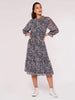Soft Ditsy Floral Midi Dress